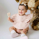 POSY FRILL WATERPROOF SNUGGLE BIB