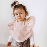 NUDE FRILL WATERPROOF SNUGGLE BIB