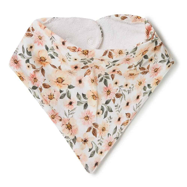 ORGANIC DRIBBLE BIB - SPRING FLORAL