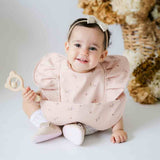 POSY FRILL WATERPROOF SNUGGLE BIB