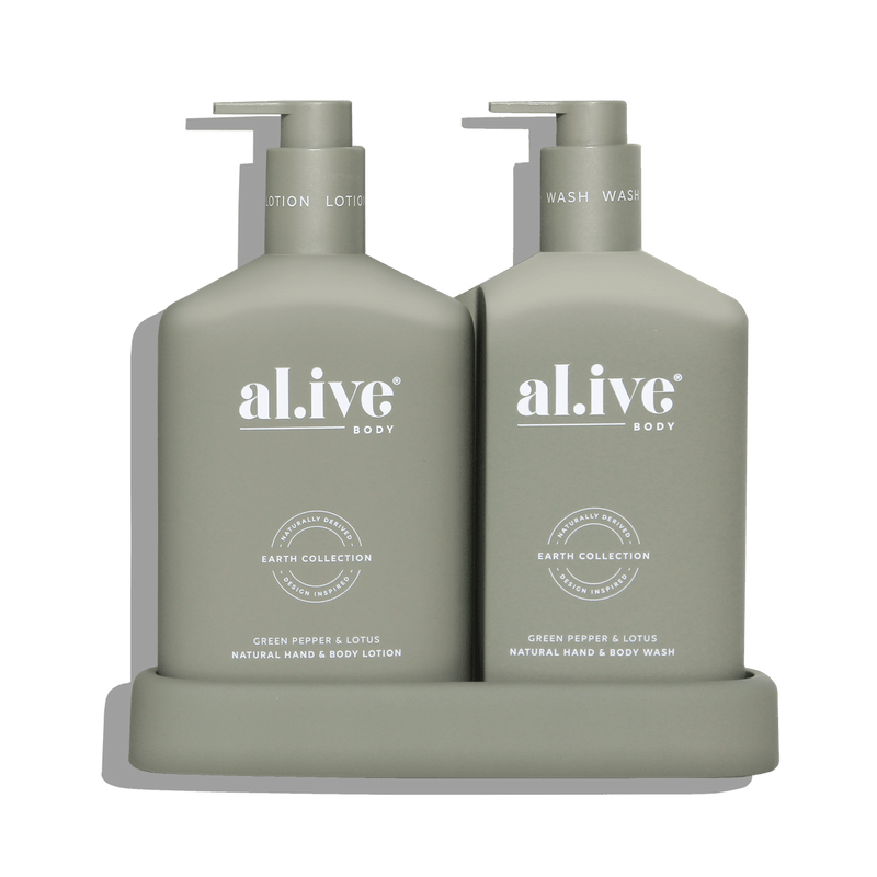 WASH & LOTION DUO - GREEN PEPPER & LOTUS