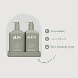 WASH & LOTION DUO - GREEN PEPPER & LOTUS