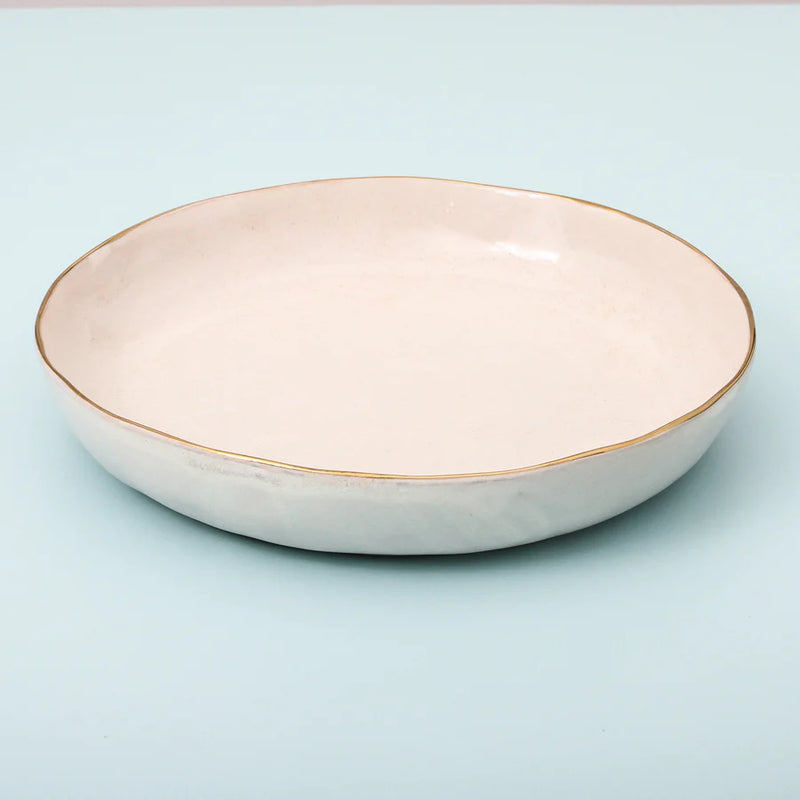 ARIEL SALAD BOWL - OFF WHITE