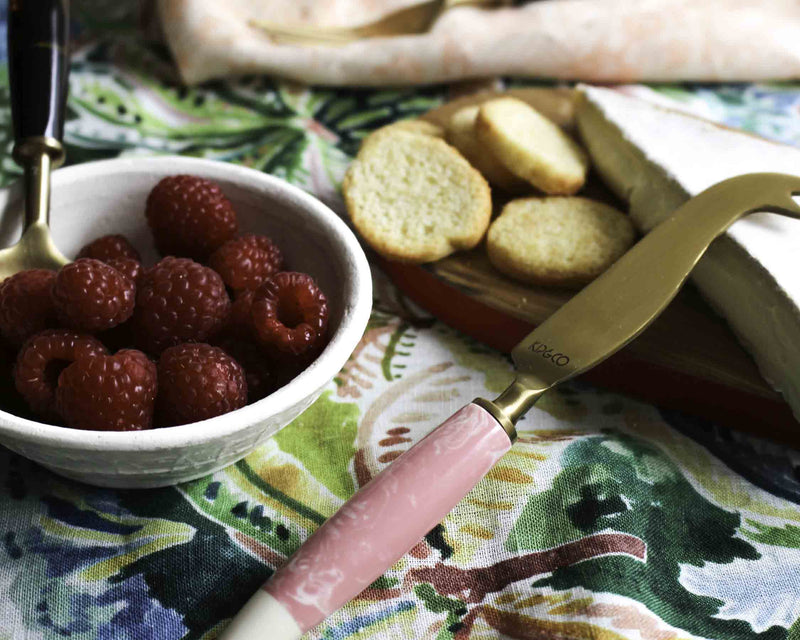 PINK MARBLE CHEESE KNIFE