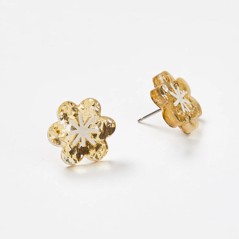 ASTER STUD EARRINGS - GOLD