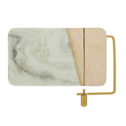 MIST MARBLE CHEESE SLICE BOARD